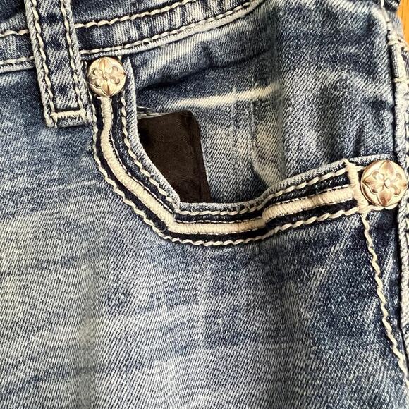 Miss Me Mid Rise Easy Ankle Skinny stretch, women's size 31/26 - Picture 3 of 9